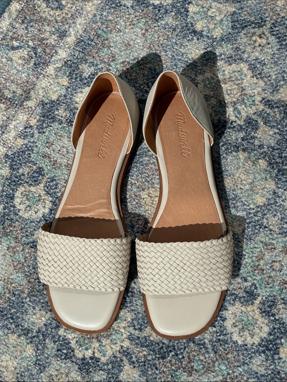Madewell The Nelda d’Orsay Woven Leather Sandals